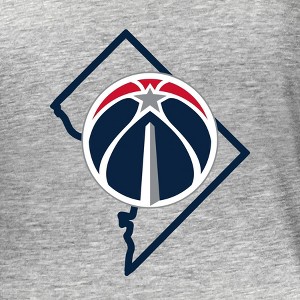 NBA Washington Wizards Women's Short Sleeve Burnout Scoop T-Shirt - 1 of 4