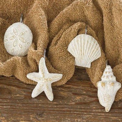 Sea Shell Shower Curtain Hooks - Thumbnail 2