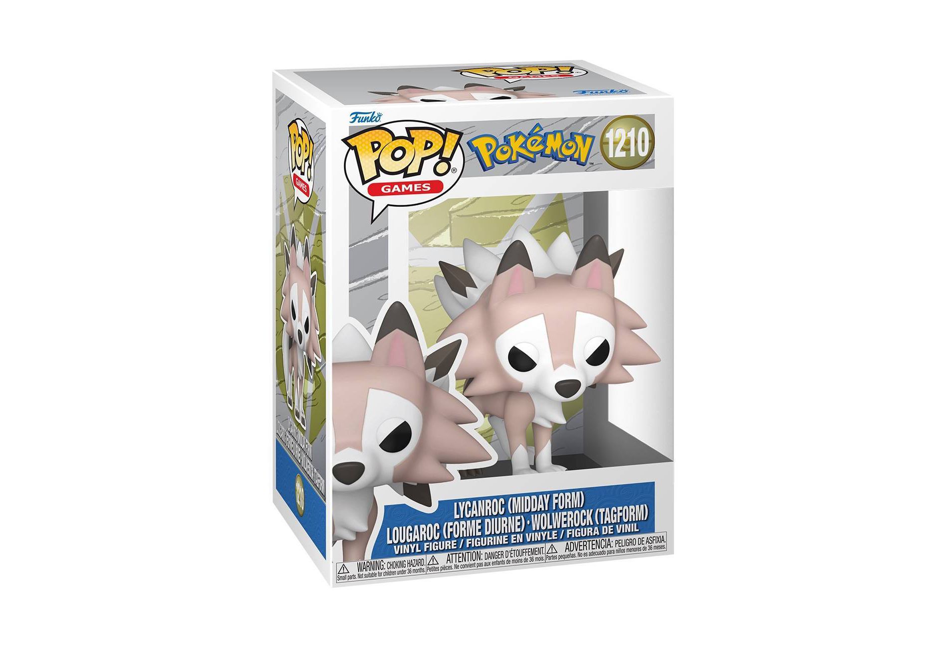 Funko POP! Games: Pokémon Lycanroc (Midday Form) Vinyl Figure #1210