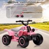 12V Kids ATV Electric Ride On Car, Battery Powered Ride On Toy for Toddlers, Electric Vehicles w/Led Light Musi, High Low Speed for Boys Girls 3-10 - 4 of 4