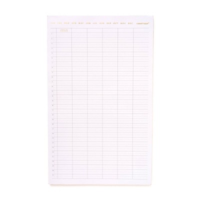 Desktop Monthly Planning Pad  White - Russell+Hazel