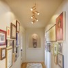 LLHZSY Modern 5-Head GU10 Ceiling Track Light Fixture Gold Linear Bullet Spot Light - 43 7/10" - 4 of 4