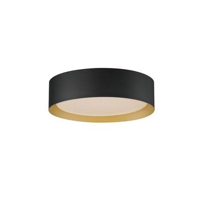 ET2 Lighting Echo 1 - Light Flush Mount in  Black/Gold