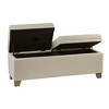 VYNXARIA Soft Close Storage Bench,Solid wood legs - 3 of 4
