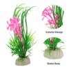 Unique Bargains Fish Tank Aquarium Decorations Plastic Plants 5.12" - 3 of 4