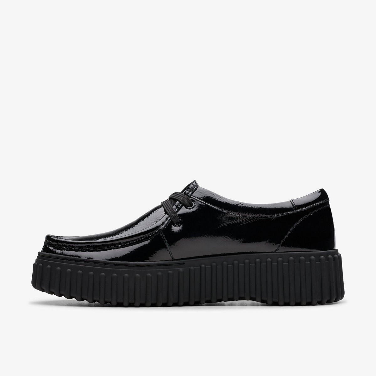 Обувь Clarks Womens Torhill Bee Black Patent Shoes 7 Medium — фото 2