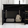 Mshliw 35.4 Inch Wall Mounted Bathroom Vanity with Sink, Floating Vanity with Faux Marble Top, Soft Close Drawers and Cabinet - 3 of 4