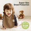 KeaBabies 8-Pack Hallo Baby Drool Bibs , Baby Bibs for Boys, Girls, Pull-on Bibs for Baby Boy, Baby Girl, Baby Bib Unisex - 2 of 4