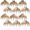 Syemin Decorative Objects Christmas Ball Ornaments Glass Decorative Hanging Ball Christmas Tree Ornaments Holiday Set of 12, Multicolored, 3"*3"*3" - 2 of 4