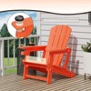 VisioGear Patio Adirondack Chair with Cup Holder - 4 of 4