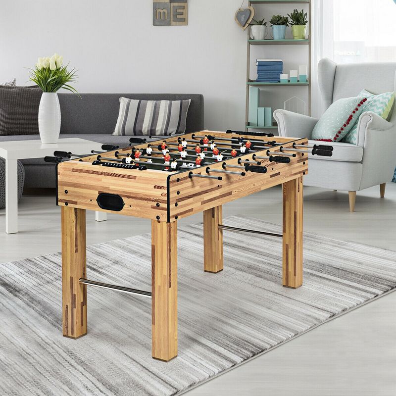 Costway 48'' Foosball Table Home Soccer Game Table Christmas Families Party Recreation, 3 of 11