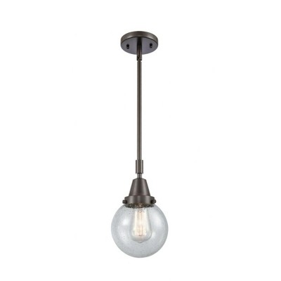 Beacon - 1 Light Stem Hung Mini Pendant In Industrial Style-10.63 Inches Tall and 6 Inches Wide