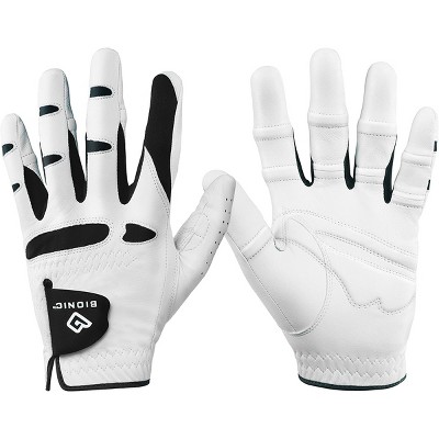 Bionic Men's StableGrip Natural Fit Left Hand Golf Glove - White/Black