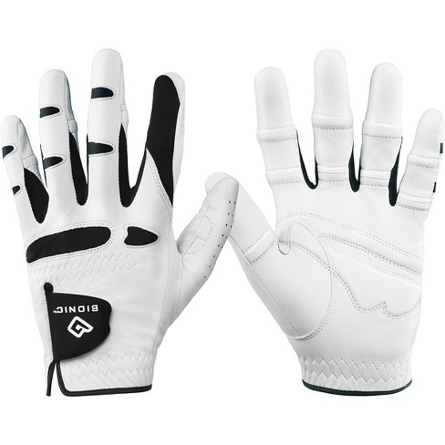 Bionic Men's StableGrip Natural Fit Left Hand Golf Glove - White/Black - image 1 of 4
