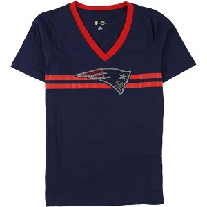 G-III Sports Womens New England Patriots Embellished T-Shirt, Blue, XX-Large - 1 of 2