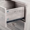 Karl Home 6-Drawer Gray Particle Board 25.98in. W Chest of Drawer - 4 of 4