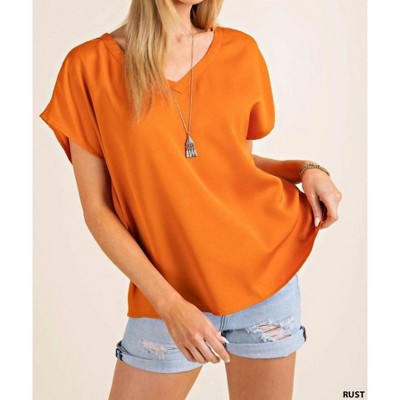 Women's Dolman Sleeve V Neck Top - KORI