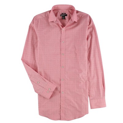 bar III Mens Stretch Button Down Dress Shirt