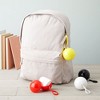 Juvale 4 Pack Disposable Rain Ponchos for Kids with Hood and Attachable Round Case, Clear Plastic Raincoats for Emergency, Girls, Boys, White - 2 of 4