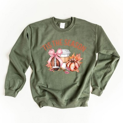 Simply Sage Market Women's Graphic Sweatshirt Coquette Tis The Season Fall