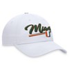 NCAA Miami Hurricanes Unstructured Washed Cotton Twill Hat - White - 3 of 4