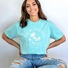 Simply Sage Market Women's Palm Springs Palm Trees Short Sleeve Garment Dyed Tee - 2 of 2