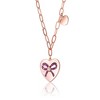 Guili Sterling Silver High Quality Gold Plated Heart Paper Clip Chains Necklace: A Stylish and Durable Statement Piece - 2 of 4