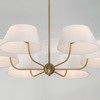 Capital Lighting Welsley 6 - Light Chandelier in  Aged Brass - 3 of 4