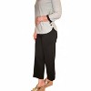 Women's No Waist Wide Leg Crop Pant - Slimsation By Multiples - 2 of 2