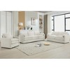 Whisen 89" Cozy Upholstered 3-seater Sofa Oversized Comfy Cloud Sofa Double Cushion - 2 of 4