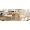 Nicbex Extendable Dining Table Set for 6 Wood Kitchen Table Set with 4 Upholstered Chairs and Bench for Dining Room, Kitchen - 2 of 4