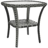 Sapphtopaz Modern Metal Outdoor End Table Outdoor Side Table, Patio Table Small Table Outdoor Table for Backyard, Balcony, Porch - 4 of 4