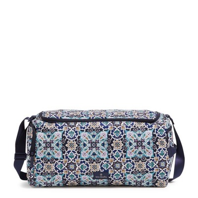 Vera Bradley Women's Outlet Lighten Up Medium Active Duffel Bag Lisbon Medallion Cool