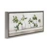 Stupell Industries Traditional Potted Cottage Plants Floating Frame Canvas Art, Gray, 25" x 11" - 2 of 4