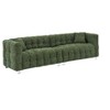 CAVINAS Teddy Fleece Loveseat Sofa with 2 Throw Pillows, Vintage Sofa Couch with Sturdy Hardware Foot Support for Living Room, Bedroom - 4 of 4