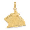 Black Bow Jewelry 14k Yellow Gold Polished Cruise Ship Pendant - 3 of 4
