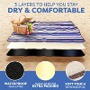 SCUDDLES Compact Picnic Blanket - SCPRBL60 - Extra-Large Waterproof Outdoor Mat with Carry Strap - 2 of 4