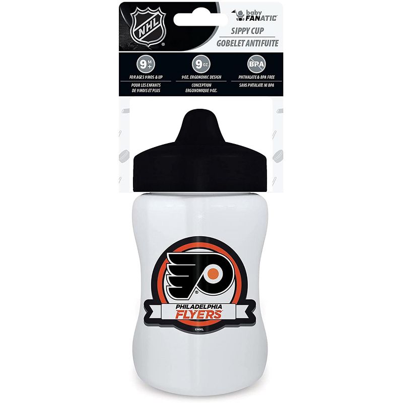 MasterPieces Inc Philadelphia Flyers NHL 9oz Baby Sippy Cup, 1 of 2