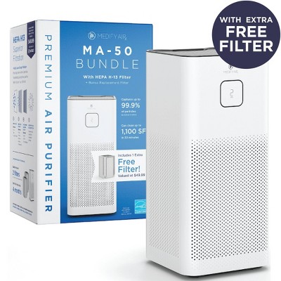 Medify Air MA-50 Value Pack White with 1 extra filter