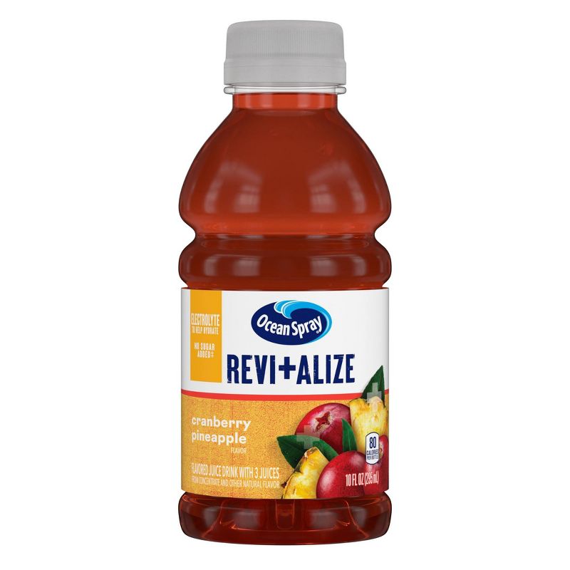 Ocean Spray Revitalize Cranberry Pineapple Juice Drink - 6pk/10 fl oz Bottles, 2 of 4