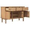 vidaXL Sideboard OTTA 44.9 in.x16.9 in.x28.9 in. Solid Wood Pine - 4 of 4