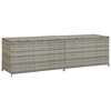 Storage Chest Grey Polyethylene Rattan 78.7 in x 19.7 in x 23.6 in - 2 of 4