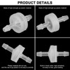Unique Bargains Plastic Ozone Resistance High-Strength Weather-Resistant Valve 3 Pcs 5 Pcs 5/32" - 2 of 4