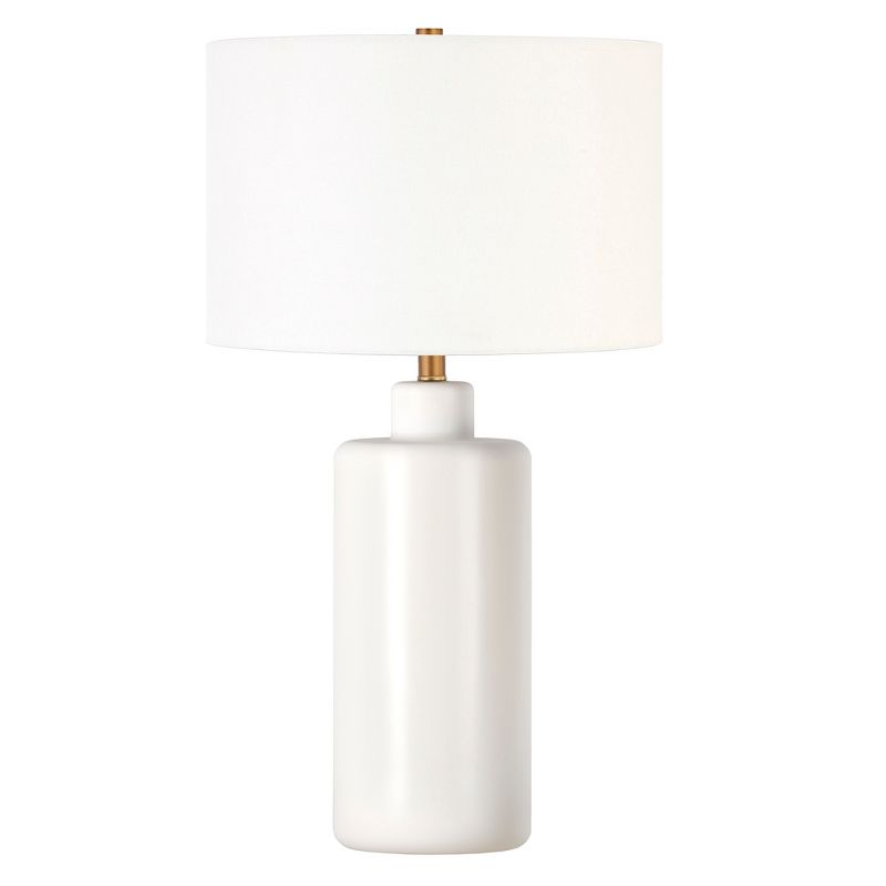 Hampton & Thyme 25" Tall Ceramic Table Lamp with Fabric Shade, 1 of 8