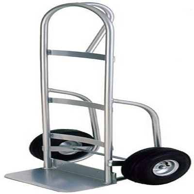 SNAP-LOC 800 lb Aluminum Hand Truck Cart with P-Handle and 10" Tires