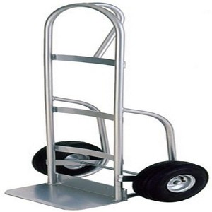 SNAP-LOC 800 lb Aluminum Hand Truck Cart with P-Handle and 10" Tires - 1 of 2