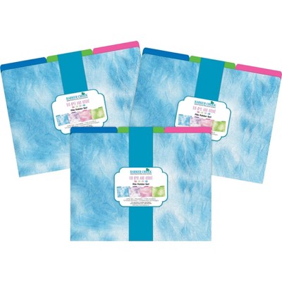 File Folders Multi-Design 36 per Set Letter Size Tie Dye and Ombre - Barker Creek