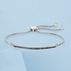 Ross-Simons 0.15 ct. t.w. Black Diamond Bar Bolo Bracelet in Sterling Silver Size - 4 of 4