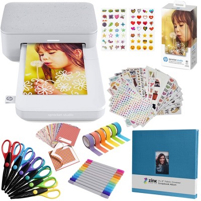 HP Sprocket Studio 4x6 Instant Photo Printer Bundle