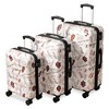 Whisen 3-Piece Luggage Set with 20"/24"/28" Hardshell Suitcases, TSA Lock & Expandable Design - 2 of 4